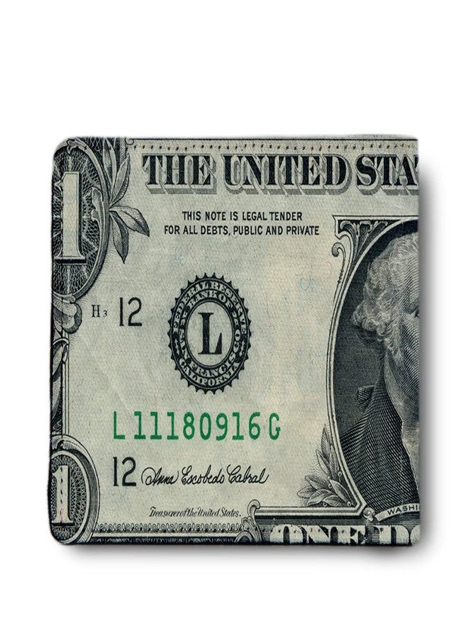 ShopMantra Wallet for Boys | Funny Fake One Dollar Bill Print | PU/Faux Leather Bi-fold Wallet for Teens & Dads - Image 2